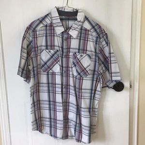 Merrell button down plaid shirt